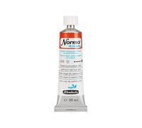 Schmincke - NORMA® Blue, 21309009, Couleurs à l'huile pour artistes, très finement pigmentées, résistantes à la lumière, végétaliennes, rouge de cadmium clair, 35 ml