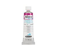 Schmincke - NORMA® Blue, 21348009, couleurs à l'huile pour artistes, très finement pigmentées, résistantes à la lumière, végétaliennes, magenta, 35 ml
