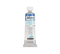 Schmincke - NORMA® Blue, 21406009, Couleurs à l'huile pour artistes, très finement pigmentées, résistantes à la lumière, végétaliennes, bleu roi, 35 ml