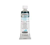 Schmincke - NORMA® Blue, 21500009, peinture à l'huile à l'eau très fine pour artistes, très pigmentée, résistante à la lumière, végétalienne, vert phtalo, 35 ml