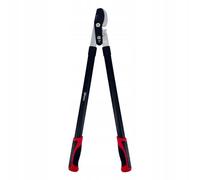 Schmith - Sécateur à Deux Mains à Lames Franches - Longeur 740 mm - Outillage de Jardin - Pour Tailler les Branches et les Arbustes - Équipé d’un Mécanisme à Crémaillère Augmentant la Force de Coupe