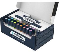 Schneider 040 Paint-It Marqueurs à double pointe Set V2 (pointe pinceau et pointe ogive de 1,0 mm, encre à base d'eau, stylos en plastique recyclé à 92%) 27 pièces, multicolore