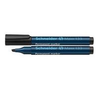 Schneider Marqueur permanent 133, 1-4 mm, rechargeable, encre anti-dessèchement, Noir lot de 10