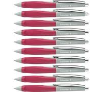 Schneider 135329 Haptify Lot de 10 stylos à bille, épaisseur de trait M, couleur de l'encre : bleue, gris sauge, magenta
