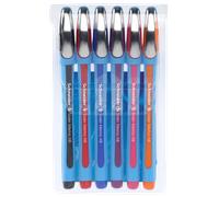 SCHNEIDER 150296 - Jeu de 6 stylos à bille