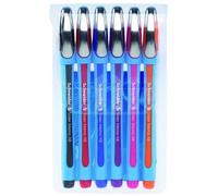 Schneider 150296 Lot De 6 Stylos À Bille Memo Xb Dans Étui