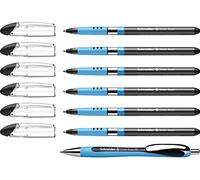 Schneider 151276 XB 1 pochettes de 6 stylos bille slider et 1 stylo bille Rave Noir
