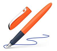 Schneider 162116 Wavy Stylo plume (pour droitiers et gauchers, avec plume débutante), orange