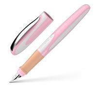 Schneider 168414 Ray Stylo plume pour gaucher avec cartouche d'encre standard bleu roi Motif cerise