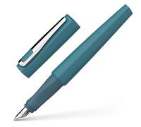 Schneider 168824 Tomo Stylo-plume (rechargeable avec des cartouches d'encre standard, convient aux droitiers et gauchers) Bleu Océan