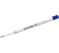 Schneider 172513 Eco 725 Lot de 10 recharges de stylo à bille (épaisseur de trait: M) Bleu