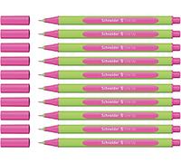 Schneider 187912 Fineliner de Line Up, 0,4 mm, rose fluo, Lot de 10