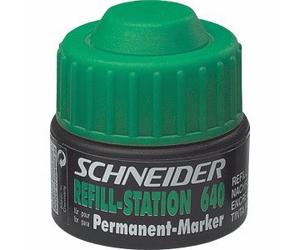 Schneider 187912 Refill Station Maxx 640, encre de recharge pour marqueurs Maxx 130/133, 30 ml, vert