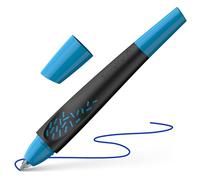 Schneider 188883 Breeze Stylo roller (en plastique recyclé, récompensé par l'ange bleu, couleur d'écriture : bleu roi, effaçable) Noir/bleu