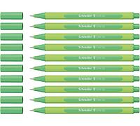 Schneider 191015 Fineliner Line Up (épaisseur de trait 0,4 mm, en plastique biosourcé) vert d'eau, Lot de 10