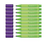 Schneider 191201 Fineliner de Link- it, Lot de 10, feutres de coloriage Marqueur pointe fine Standard daytona-violet