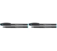 Schneider 196714 Stylo-feutre Pointe fine et précise 0,4 mm Bleu Ciel (Lot de 2)
