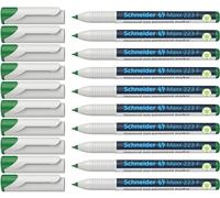 Schneider 223 Lot de 10 feutres effaçables pour rétroprojecteur F 0,7 mm (Vert) (Import Royaume Uni)