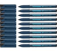 Schneider 244 Marqueur CD Encre permanente Cap Off Pointe 0,7 mm Noir Lot de 10 (Import Allemagne)