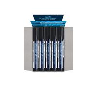 Schneider 290 Marqueur pour tableau/chevalet Rechargeable Pointe 1-3 mm Noir Lot de 10 (Import Allemagne)