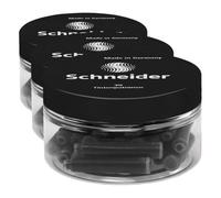 Schneider 6701 Cartouches d'encre (cartouches standard pour stylos), non effaçable, noir, 30 pièces (Lot de 3)
