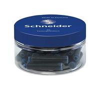Schneider 6703 Cartouches d'encre (cartouches standard pour stylos, effaçables) bleu royal, 30 pièces