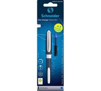 Schneider 78373 One Change Stylo Roller Rechargeable Avec 2 Cartouches Plus 1 Cartouche Bleu