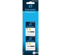 Schneider - 78523 - Blister de 2 boîtes de cartouches pour Roller Brezze/Base Ball/ID Duo - Bleu