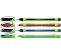 Schneider 79000 Blister de 4 Fineliner Xpress Noir/Rouge/Bleu/Vert