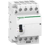 Schneider A9C21144 x Contacteur d'installation iCT 40A 4S 50Hz MO 24V Blanc