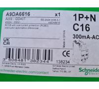 Schneider Electric - Acti9 iDD40T - disjoncteur différentiel - 1P+N C 16A 4500A/6kA 300mA type AC - A9DA6616