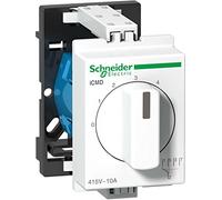 Schneider A9E15121 Acti9, iCMD commutateur rotatif 4 directions 10A 415VCA