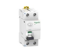 Schneider A9r44263 Iid 2P 63 A 300 mAh AC à Courant résiduel Disjoncteur, Blanc