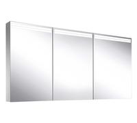 Schneider ARANGA TW Armoire de toilette avec éclairage, 3 portes 50/50/50, 1495x120x700mm, bandeaux lumineux en haut, 160.551.01.50, Exécution: norme CH/corps argent anodisÃ©