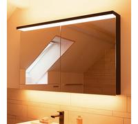 Schneider BORDO Armoire de toilette, 2 portes, 188.130.02.41, ALU1 130/2/TW