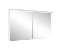 Schneider BORDO TW Armoire de toilette avec éclairage LED, 2 portes, 99,5x72,6x17,8cm, 188.100.01.50, Exécution: norme CH/corps argent anodisÃ©