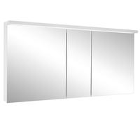 Schneider BORDO TW Armoire de toilette avec éclairage LED, 3 portes, 149,5x72,6x17,8cm, 188.150.01.50, Exécution: norme CH/corps argent anodisÃ©