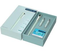 Schneider Callissima Coffret Calligraphie, Menthe | 3 épaisseurs de plume différentes, avec cartouches