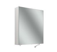 Schneider CARE armoire de toilette, 595x680mm, charnières à droite, sans éclairage, 2 prises de courant à gauche en bas à lextérieur, avec distributeur, 193.664.01.02, Exécution: norme CH/corps blanc