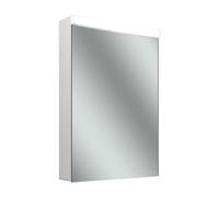 Schneider CARE LED Armoire de toilette, 595x867mm, charnières à droite, éclairage en haut, prise à gauche en bas à lintérieur, avec distributeur, 193.064.02.0201, Exécution: norme UE/corps blanc/3000K