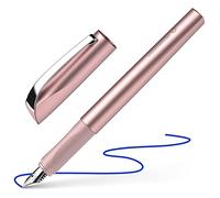 Schneider - Stylo-plume Ceod Shiny - plume M, droitier/gaucher, cartouche bleu roi - rose poudré