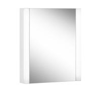 Schneider EASY LED Armoire de toilette avec éclairage, 1 porte Butée réversible, 60x70x14cm, 175.060.01.02, Exécution: norme CH/corps blanc/4000K