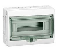 Schneider Electric 13444 13444 Coffret de distribution montage en saillie Nombre de divisions = 12 Nbr de rangées = 1 Contenu G