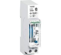 Schneider Electric 15335 Acti9 IH Interrupteur Horaire Électroméca, 18 mm Largeur, 90 mm Hauteur, 66 mm Profondeur, 4-16 A, 250V, Blanc