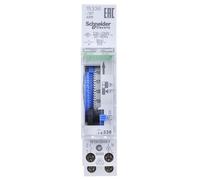 Schneider Electric 15336 acti9 IH Commutateur Horaire Analogique, 24 Heures, Mémoire 100 H