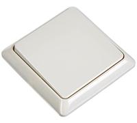Schneider Electric 506100 ELSO Taster 42V/1A Unterputz RENOVIERUNG Perlweiss Bouton Poussoir Installation 1A.42V REN PW, Blanc Perle