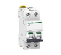 Schneider Electric Disjoncteur A9F74240 IC60N Acti9 2P 40 A Courbe C Blanc