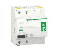 Schneider Electric A9Z51225 Interrupteur différentiel à courant résiduel pour station de charge électrique B 25 A 0.03 A