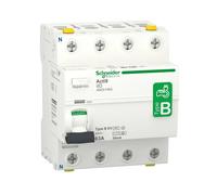 Schneider Electric A9Z51463 Interrupteur différentiel à courant résiduel pour station de charge électrique B 63 A 0.03 A