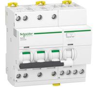 Schneider Electric - Acti9 iDD40N - disjoncteur différentiel - 3P+N C 40A 6000A/10kA 30mA type A SI - A9DB3740